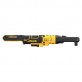 DeWALT DCF510N Leņķa trieciena uzgriežņu atslēga ar 1/2" un 3/8" uzgaļu turētājiem.